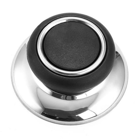Replacement Lid Knob, 2.64 x 1.18 Inch, Heat-Resistant Bakelite, Watertight Fit with Silicone Washer, Upgrade Old or Rusty Handles on Pots and Pans