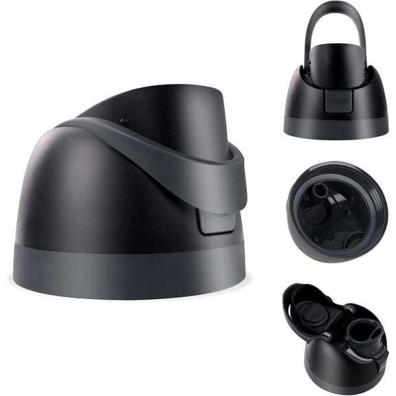 Replacement Lid for Owala Freesip, Compatible with Owala Cup 16oz 24oz 32oz 40oz, One Button Water Bottle Top Lid Replacement Accessory, Leakproof(Grayish Blue)