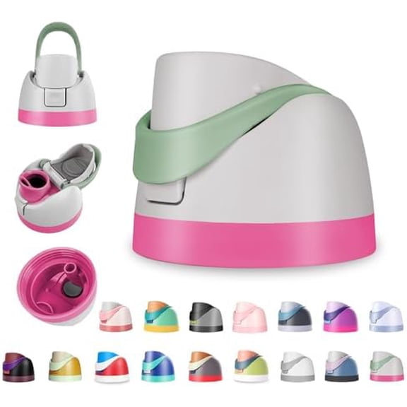 Replacement Lid for Owala Freesip,Compatible with Owala Freesip Water Bottle 16oz 24oz 32oz 40oz,Premium Replacement Accessories for Owala Cap,LeakProof,BPA-Free(Bubblegum Pink)