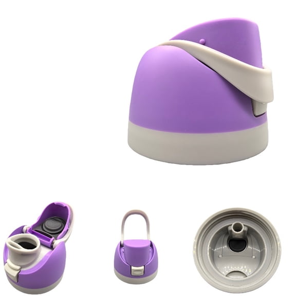 Replacement Lid for Owala Freesip, One Button Top Replacement, Leakproof BPA-Free School Kids Water Bottle Cap Replacement Compatible with Black Owala 24oz 32oz 40oz 16oz
