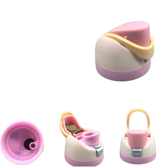 Replacement Lid for Owala Freesip, One Button Top Replacement, Leakproof BPA-Free School Kids Water Bottle Cap Replacement Compatible with Black Owala 24oz 32oz 40oz 16oz