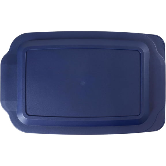 Replacement Lid fits Pyrex 9x13 233 Glass Casserole Baking Dish Container with Tab Handles, for 3-Quart Model 233-PC (Navy)