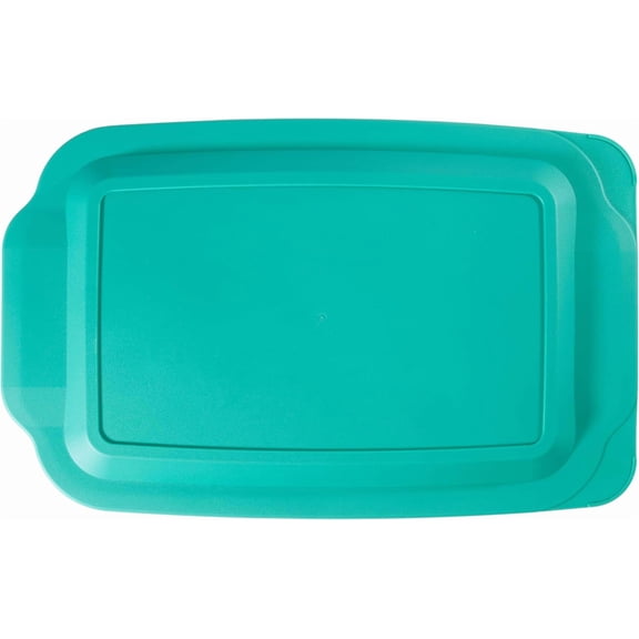 Replacement Lid fits Pyrex 9x13 233 Glass Casserole Baking Dish Container with Tab Handles, for 3-Quart Model 233-PC (Turquoise)