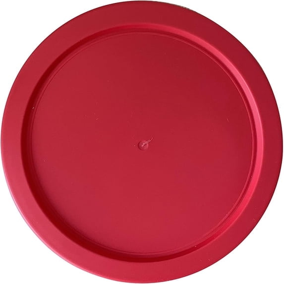 Replacement Lid for Pyrex 1 Cup (Smallest Size) Storage Plastic Cover Bowl Dish 7202-PC Red 4" (1-Pack)