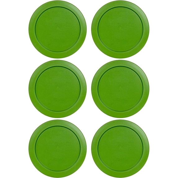 Replacement Lid for Pyrex 5" Storage Plastic Cover 2 Cup Bowl 7200-PC Green (6-Pack)