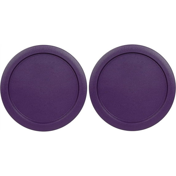 Replacement Lid for Pyrex 5" Storage Plastic Cover 2 Cup Bowl 7200-PC Purple (2-Pack)