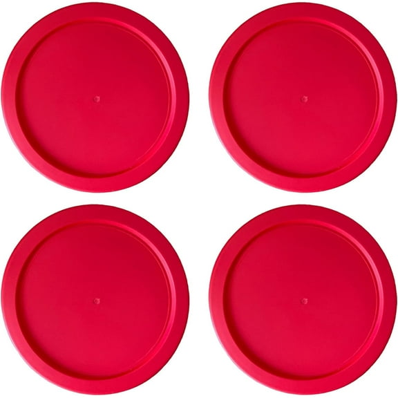 Replacement Lid for Pyrex 6 or 7 Cup Storage Plastic Cover Bowl Dish 7402-PC Red (4-Pack)