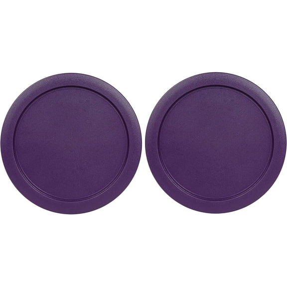 Replacement Lid for Pyrex 7.5" (7 Cup) Storage Plastic Cover Bowl 7402-PC Purple (2-Pack)