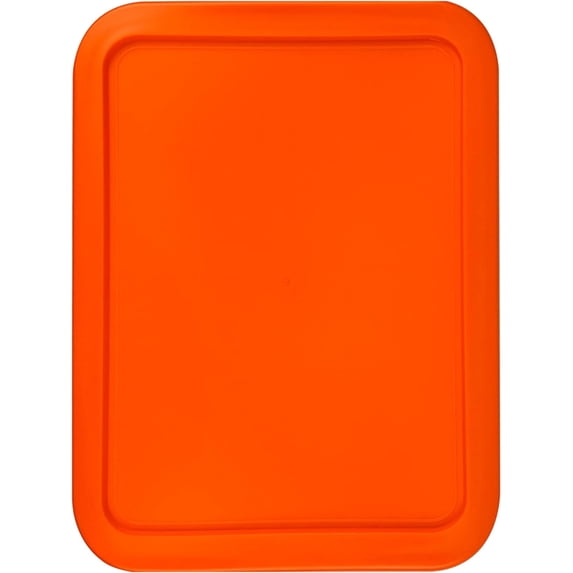 Replacement Lid for Pyrex Plastic Orange Cover 11 Cup (8" x 9.75") Bowl Rectangle 7212-PC (1-Pack)