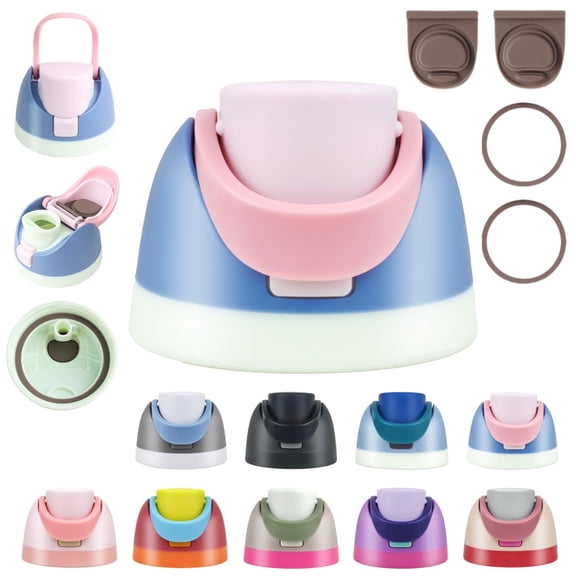 Replacement Lid for Water Bottle 16-40oz, BPA-Free Leakproof Cap