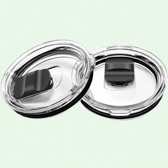 Replacement Lids Compatible for YETI 30 oz Tumbler, 14 oz Mug and 35 oz Straw Mug, 2 Pack Travel Spill Proof Cup Lids Covers with Magnetic Slider Switch, BPA Free