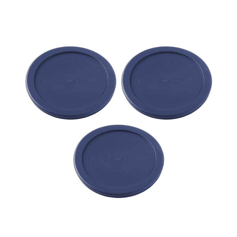 Snapware Clear Replacement Lid For Round Dish 4” blue Seal