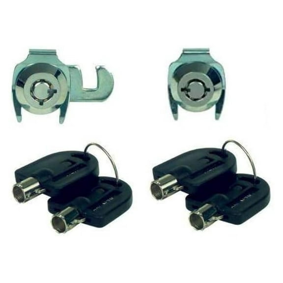 Replacement Lock and Key Set - Model 80403 & 80401 - Keyed Alike - 4 Keys - Genuine Part - Cabinet Locks - Mailbox Locks - Padlock Replacement - Easy Install