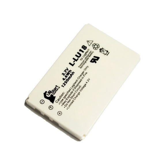 Replacement Logitech L-LU18 Battery for Logitech 90582-0001, F12440056, Harmony 915, Harmony 1000, Harmony 1100, Harmony 1100i, K398, L-LU18 Remote Controls (250mAh, 3.7V, Lithium-Ion)