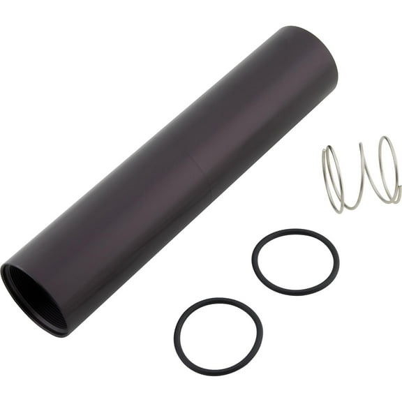 Replacement Long Filter Body Housing w/ Hardware, Black, 10 Inch