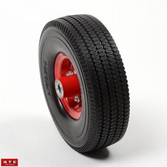 Replacement Low Profile 10" Flat Free Wheel for Dolly