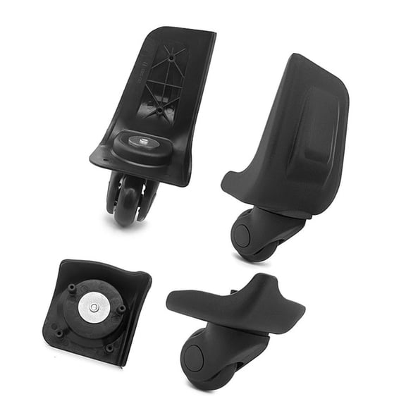 Replacement Luggage Wheels Travel Trunk Caster Spinner Wheels Casters Black