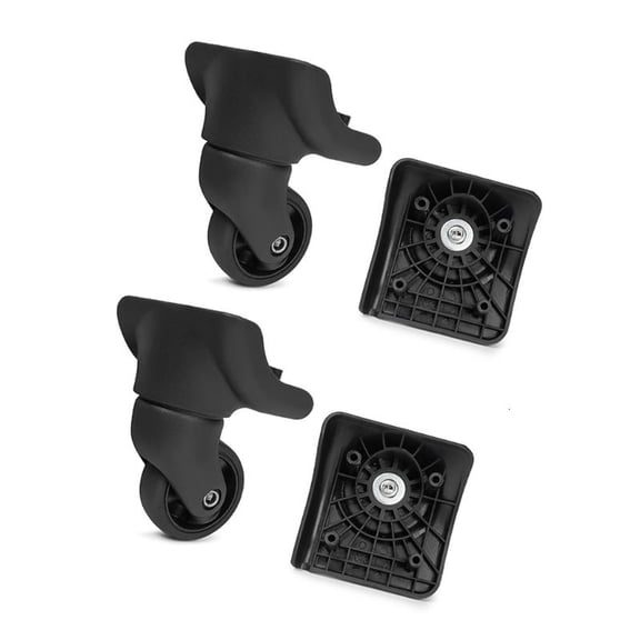 Replacement Luggage Wheels Travel Trunk Caster Spinner Wheels Casters Black