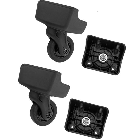 Replacement Luggage Wheels Travel Trunk Caster Spinner Wheels Casters Black