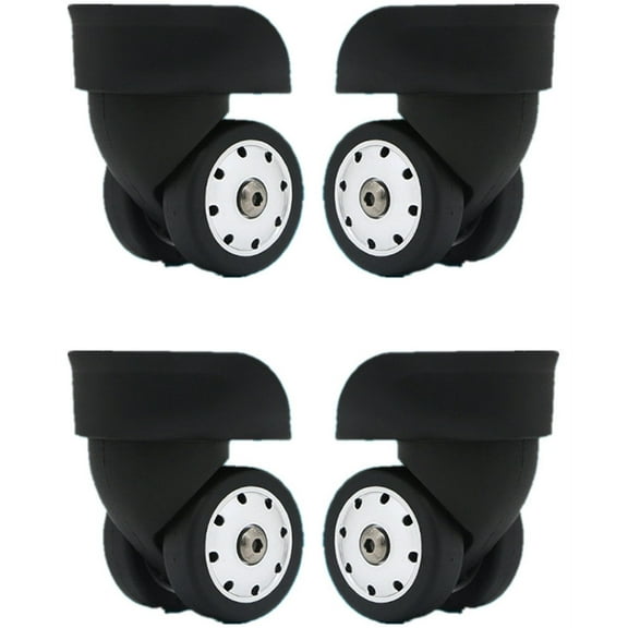 Replacement Luggage Wheels W046# S Size (Di Long) Replacement Plastic Wheels/Luggage Spinner Wheels (2 Pair/Set)
