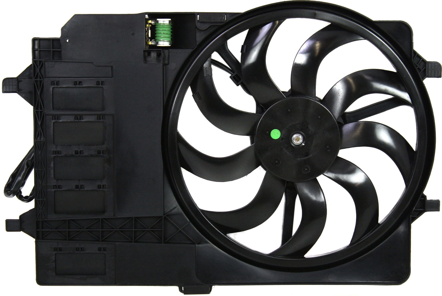 Replacement M160957 Cooling Fan Assembly Compatible with 2003-2008 Mini Cooper Radiator