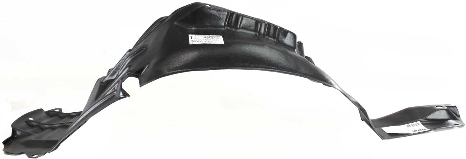 Replacement M222102 Fender Liner Compatible with 1997-2002 Mitsubishi Mirage Front, Left Driver