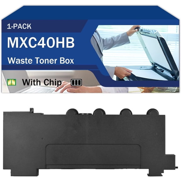 Replacement MXC40HB Waste Toner Box Compatible for Sharp MX-C357F MX-C407P Printers