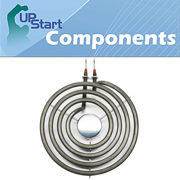 Replacement Whirlpool RM988PXVN0 6 inch 4 Turns Surface Burner Element - Compatible Whirlpool 660532 Heating Element for Range, Stove & Cooktop
