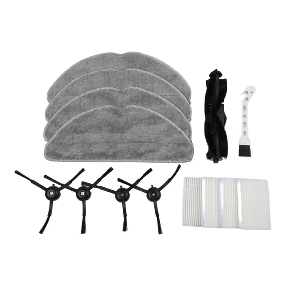 Replacement Main Brush, Side Brushes, Filters And Mop Cloths Kit For Lubluelu B40 And B40 Plus Robot Vacuum Cleaner