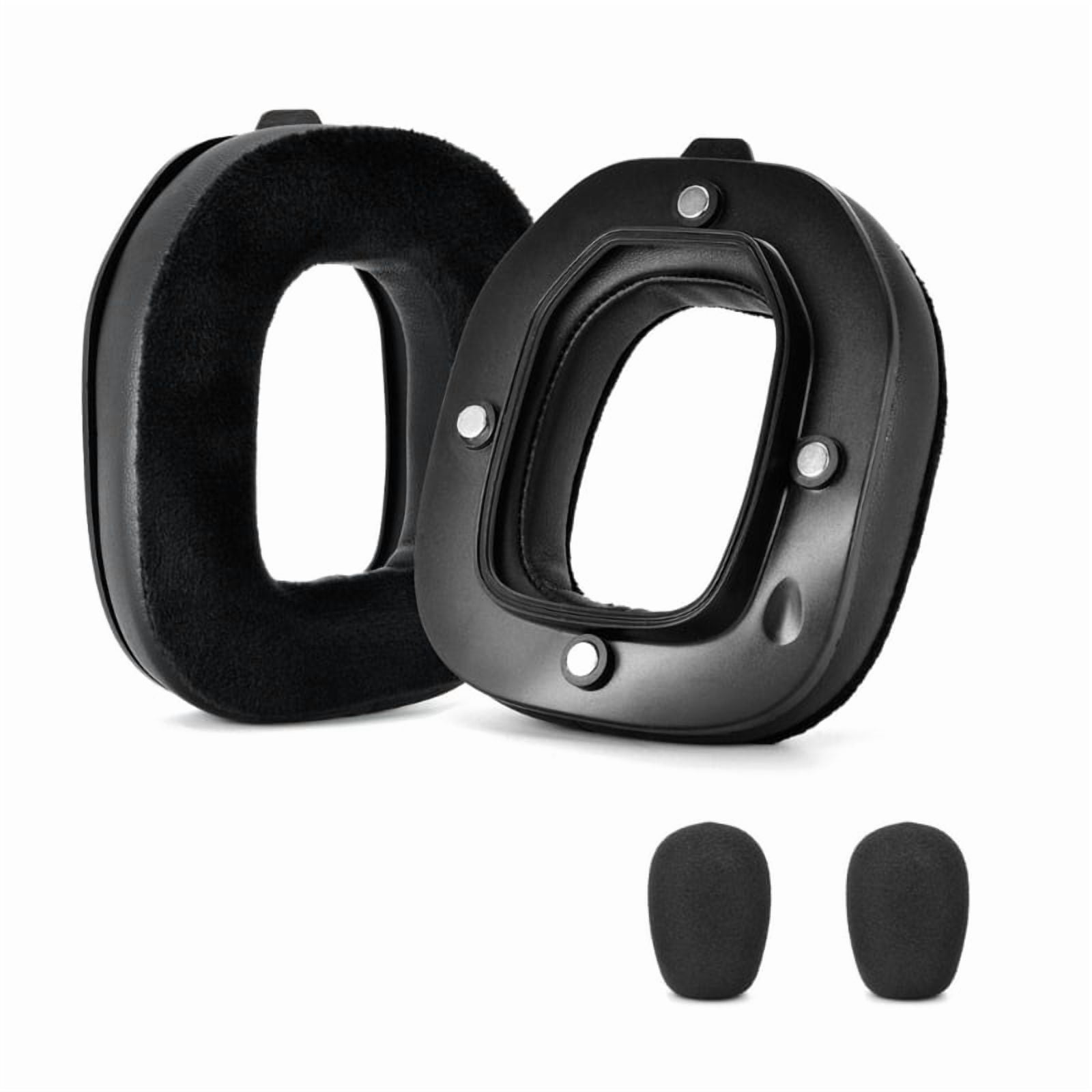 Replacement Megnetic Button Ear Cushions Microphone Foam for Logitech ...