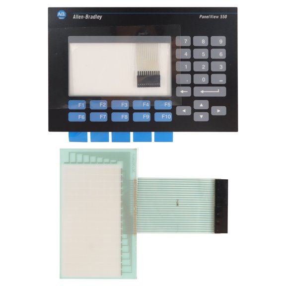 Replacement Membrane Keypad & Touch Screen Overlay for PanelView 550 2711-B5A1 2711B5A2 HMI
