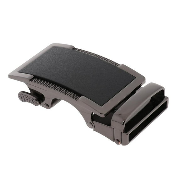 Replacement Men Solid Buckle Automatic Ratchet Leather Belt Buckle (