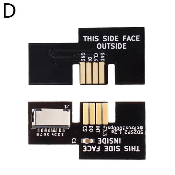 Replacement Micro SD Card Adapter TF Card Reader For NGC Game Cube SD2SP2 SDload S9R3