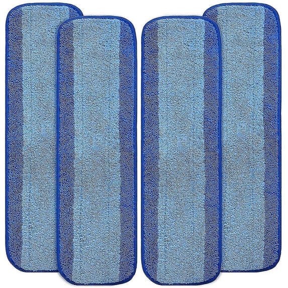 Replacement Microfiber Cleaning Pads For Bona Wet&dry Mop, 18 Inch