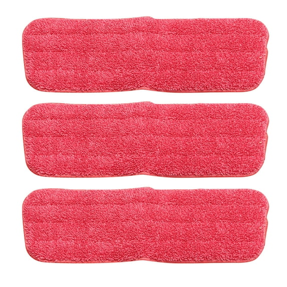 Replacement Microfiber Mop Pads For Spray Mops And Reveal Mops, Washable Reusable Mop Heads For Household Cleaning, 3-Pack Floor Dusting Kit For Hard Floors