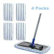 Replacement Microfiber Mop Refill Pads Fit for Hardwood Floor'N More, Wenye Washable Floor Mop Pad Refills Fit for O-Cedar