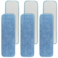 thumbnail image 1 of Replacement Microfiber Pad for Rubbermaid Commercial 18 Inch Mop Head - 6 Pack Wet & Dry Commercial Cleaning Refills Reusable Mop Refills Fit for Any Microfiber Flat Mop System 18", 1 of 7