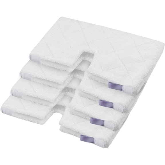 Replacement Microfiber Steam Mop pad Cleaning Pads for Shark Steam Pocket Mop S3500 Series S3550 S3501 S3601 S3601D S3901 S3801 S3801CO, White, S3501-White