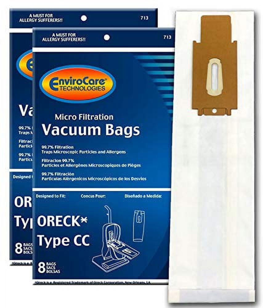 Replacement Microfiltration Vacuum Bags Made To Fit Oreck Type CC, XL