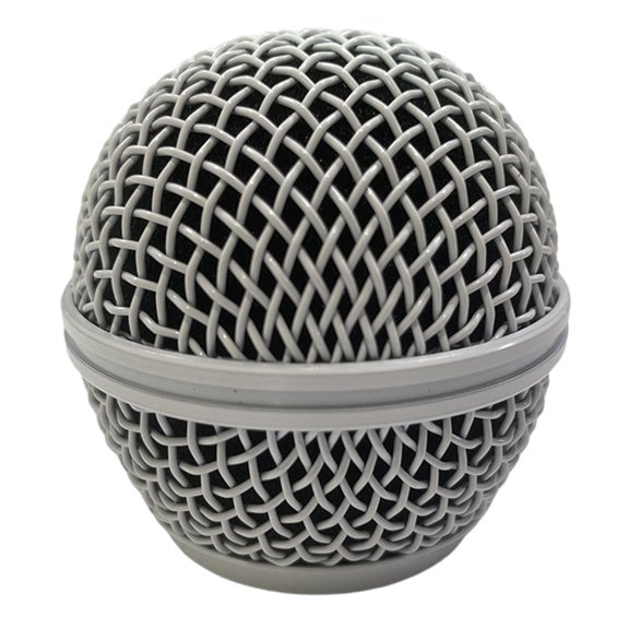 Replacement Microphone Grille Head with Build-in Inner Foam, Mic Grille for SM58S SM58LC BETA58A