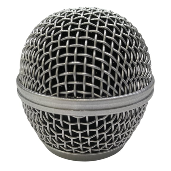 Replacement Microphone Grille Head with Build-in Inner Foam, Mic Grille for SM58S SM58LC BETA58A