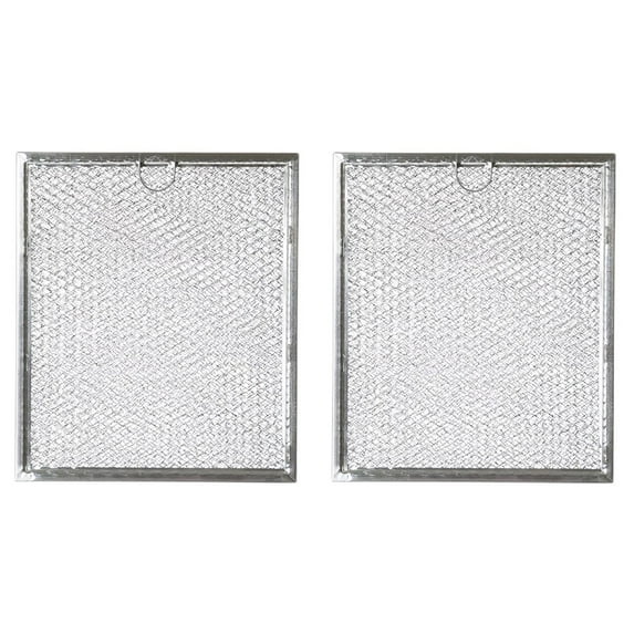 Replacement Microwave Grease Filter For GE General Electric Hotpoint WB6X486 7-3/4"L x 9"W x 3/32"H - 2 Packs