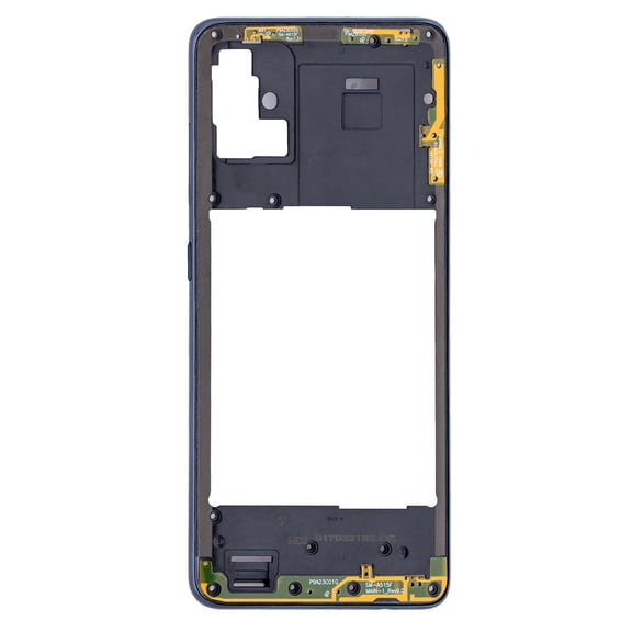 Replacement Mid Frame Bezel Plate For Samsung Galaxy A51 4G (A515 / 2019) - Prism Crush Black