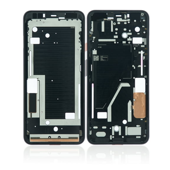 Replacement Mid-Frame Compatible For Google Pixel 4XL (Orange Power Button)