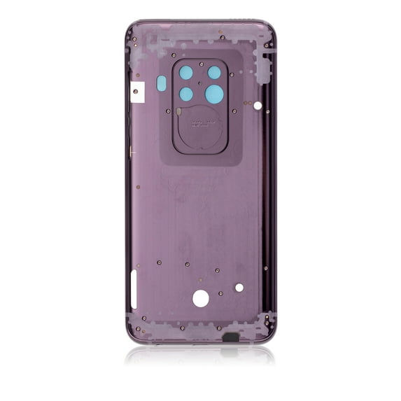 Replacement Mid-Frame Housing Compatible For Motorola One Zoom (XT2010-01 / 2019) / Z4 (XT1980 / 2019) (Version 2) (Purple)