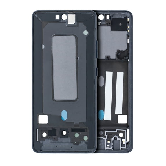 Replacement Mid-Frame Housing Compatible For Samsung Galaxy A51 5G (A516 / 2020) (Non-Verizon 5G UW) (Prism Cube Black)