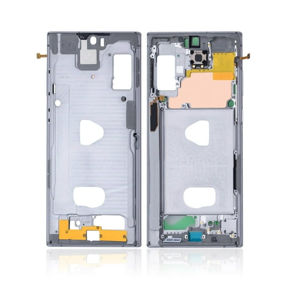 Replacement Mid-Frame Housing Compatible For Samsung Galaxy Note 10 Plus (Aura White)