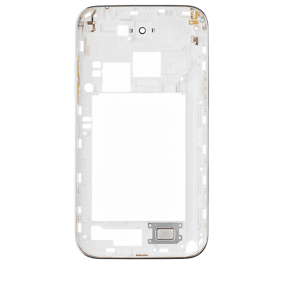 Replacement Mid-Frame Housing Compatible For Samsung Galaxy Note 2 (With Small Parts) (White)