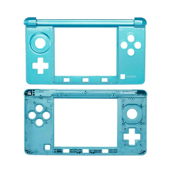 Replacement Mid-Frame Housing Compatible With Nintendo 3DS (Turquoise)