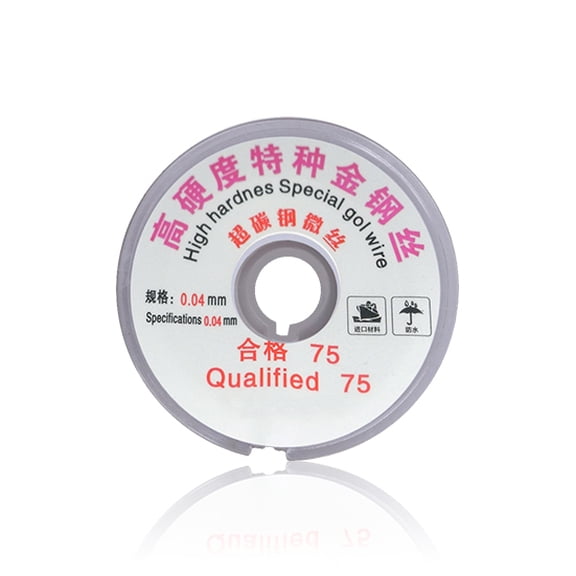 Replacement Molybdenum Screen Cutting Wire Ultra Strong (0.04MM x 75MM)